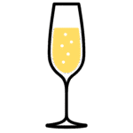 Icon Sektglas mit Perlage – Link zur Kategorie Schaumwein